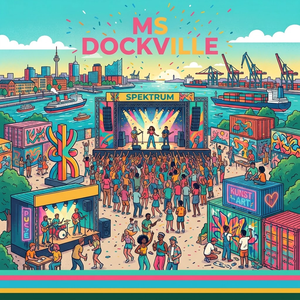 MS DOCKVILLE – Festivalgrafik